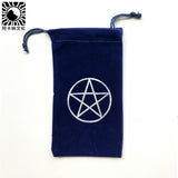 Velvet Tarot Card set Storage Bag Pentagram Pattern Beam Cards Loading Altar props Board Game Cards Tarot &Divination