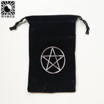 Velvet Tarot Card set Storage Bag Pentagram Pattern Beam Cards Loading Altar props Board Game Cards Tarot &Divination