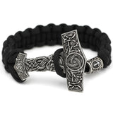 Viking Magic~Viking Bracelet Rune Thor Hammer Slavic Amulet Scandinavian Odin Symbol Trinity Knot Bracelet Vikingos Jewelry Accsesori