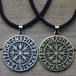 Viking Magic~Viking Odin Runavin necklace For Women Men SYMBOL OF NORSE RUNIC NORSE Runes Vegvisir Pendant Necklace Compass Viking Jewelry
