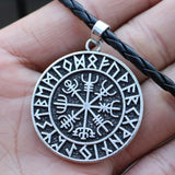 Viking Magic~Viking Odin Runavin necklace For Women Men SYMBOL OF NORSE RUNIC NORSE Runes Vegvisir Pendant Necklace Compass Viking Jewelry
