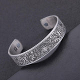 Vintage Tree of Life Magnetic Metal Bracelet Cuff Bangle for Men Women Classic Fashion Casual Party Accessories|Bangles|