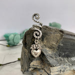 Vintage Viking Spiral Hair Braid Moon Pentagram Sun Angel Wing Skull Emblem Hair Bead Jewelry