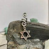 Vintage Viking Spiral Hair Braid Moon Pentagram Sun Angel Wing Skull Emblem Hair Bead Jewelry