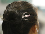 Wicca Moon Birth Crystal Hairpin Witch Colorful Quartz Hair Stick Bridesmaid Party Jewelry  Jewelry Gift FZ-10