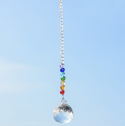 Wiccan Suncatcher Hanging Crystal Home Occult Decor Car Accessories Wind Chime Witchcraft