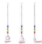 Wiccan Suncatcher Hanging Crystal Home Occult Decor Car Accessories Wind Chime Witchcraft
