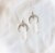 Witch Crescent Moon Crystal Quartz Dangle Earring Celestial Witch Jewelry Pagan Gift