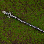 Witch Magic Wand Pagan Triple Crescent Moon Snake Fairy Wands