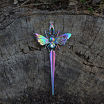 Witch Psychedelic Dargon Butterfly Hair Stick Animal Hairpin Occult Gothic Pagan Wiccan Gift For Women