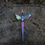 Witch Psychedelic Dargon Butterfly Hair Stick Animal Hairpin Occult Gothic Pagan Wiccan Gift For Women