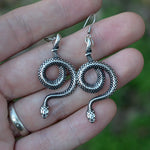 Witch Serpent Snake Earrings Goddess Spirit Gothic Jewelry Witchy Earrings