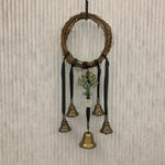 Witch broom pendant witchcraft decoration altar Magic Protection natural crystal Banish Evil Gothic door Windows Hanging