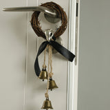 Witch doorbell window hanging decoration rattan wreath amulet Wicca decoration altar decoration Cubone skull bead gift  Wall Decor