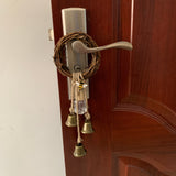 Witch doorbell window hanging decoration rattan wreath amulet Wicca decoration altar decoration Cubone skull bead gift  Wall Decor