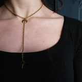 Witchy Necklace Set Brass Moon & Stars Necklace Modern Witch Style Moon Child Gifts Wiccan Gifts Modern Witch Necklace Moon Gift