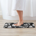 Witchy Pattern ( Dark ) Mat Rug Carpet   Witchy Vibes Pagan