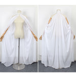 Women Medieval Fairy Shawl Cape Chiffon Gothic Wicca Robe Black Green Cosplay Victorian Dress Cloak Halloween Costume For Women - Cosplay Costumes