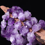 Magicun Crystal~amethyst bracelet rough stone bracelets amethyst bracelet Help sleep crystal bracelet jewelry wholesale