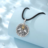 Egyptian Anubis Patron God Necklace Lucky Eye Vintage Wolf Pendant