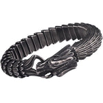 Bracelets Nordic Stainless Steel Dragon Bracelet Ancient Treasures Ancientreasures Viking Odin Thor Mjolnir Celtic Ancient Egypt Norse Norse Mythology