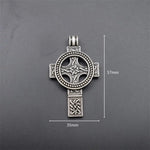 Celtics Knot Cross Pendant Necklace Christian Jewelry Religious Amulets Gift