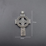 Celtics Knot Cross Pendant Necklace Christian Jewelry Religious Amulets Gift
