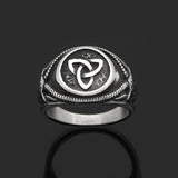 Celtic Handmade Triquetra Stainless Steel Ring Ancient Treasures Ancientreasures Viking Odin Thor Mjolnir Celtic Ancient Egypt Norse Norse Mythology
