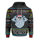 Custom Name Valhalla Viking Hoodies - Personalized Streetwear for Adventurous Souls