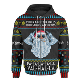 Custom Name Valhalla Viking Hoodies - Personalized Streetwear for Adventurous Souls