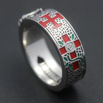 Vintage Shriners Scottish Rite Mason Masonic 32 Degree Sterling Silver Ring