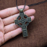 Celtics Knot Cross Pendant Necklace Christian Jewelry Religious Amulets Gift