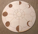 Crystal Grid~Moon Phase Sun Crystal Grid - Altar Decoration