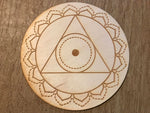 Crystal Grid~Throat Chakra Crystal Grid - Altar Decoration