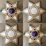 Crystal Grid~Celtic Star Crystal Grid - Altar Decoration