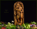 【Wood Sculpture】Dagda Irish god, giant Dagda, celtic god, pagan god, wiccan, wicca, altar, druid, witchcraft, gaelic