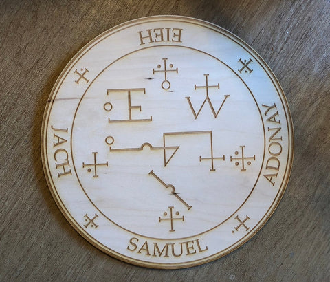 Crystal Grid~Samuel Crystal Grid - Samuel Altar Table - Altar Decoration