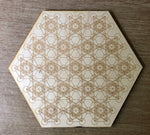 Crystal Grid~Metatron's Cube Wood Crystal Grid - Metatron's Cube Crystal Grid - Wood Altar Piece or Wood Wall Art - Used with Healing Crystals