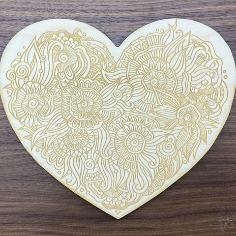 Crystal Grid~Love Crystal Grid #2 - Heart Crystal Grid - Heart Chakra Crystal Grid - Heart Chakra Grid - Wooden Crystal Grid - Wood Crystal Grid