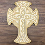 Crystal Grid~Celtic Cross Crystal Grid - Cross Crystal Grid - Celtic Crystal Grid - Wood Crystal Grid - Healing Crystals