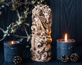 【Wood Sculpture】Manannan Mac Lir , Manannan god statue, Irish gods, pagan god, wiccan, wicca, altar, druid, witches, gaelic, celtic