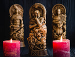 【Wood Sculpture】Loki, Wood, Norse pantheon, viking pagan asatru heathen god and goddess Scandinavian gods altar mythology Wood Sculpture odin statue