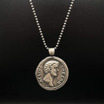 Necklaces Caesar Necklace | Museum Quality Replica of an Ancient Roman Coin Ancient Treasures Ancientreasures Viking Odin Thor Mjolnir Celtic Ancient Egypt Norse Norse Mythology