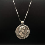 Necklaces Caesar Necklace | Museum Quality Replica of an Ancient Roman Coin Ancient Treasures Ancientreasures Viking Odin Thor Mjolnir Celtic Ancient Egypt Norse Norse Mythology