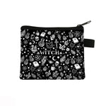 Witch / Voodoo / Wicca Coin Puse Women Wallet Witchcraft / Black Cat Boys Girls Coin Bag Wicca Collection