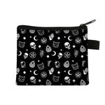 Witch / Voodoo / Wicca Coin Puse Women Wallet Witchcraft / Black Cat Boys Girls Coin Bag Wicca Collection