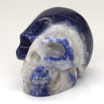 1.5" Skull Statue Natural Stones Carved Healing Crystals Ornament Reiki Witchcraft Supplies Gemstone Wicca Halloween Decorations