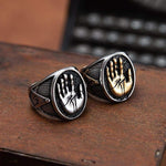 Rings Men's Fashion Jewelry Retro Shriner Masonic palm Rings stainless steel Mystic Shrine Freemason Signet Ring|Rings| Ancient Treasures Ancientreasures Viking Odin Thor Mjolnir Celtic Ancient Egypt Norse Norse Mythology