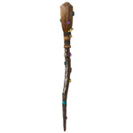 Witchcraft~Witch Broom 14" Resin Magic Wand Hand Paint Witch Wizard Sorcery Sceptre