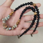 turquoise necklace for men / bohemian necklace / Turquoise gemstone necklace / jewelery for men / cool necklace for men